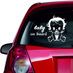 Αυτοκόλλητο αυτοκινήτου - Baby on board 27